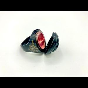 Anna Sui Plastic Floral Ring